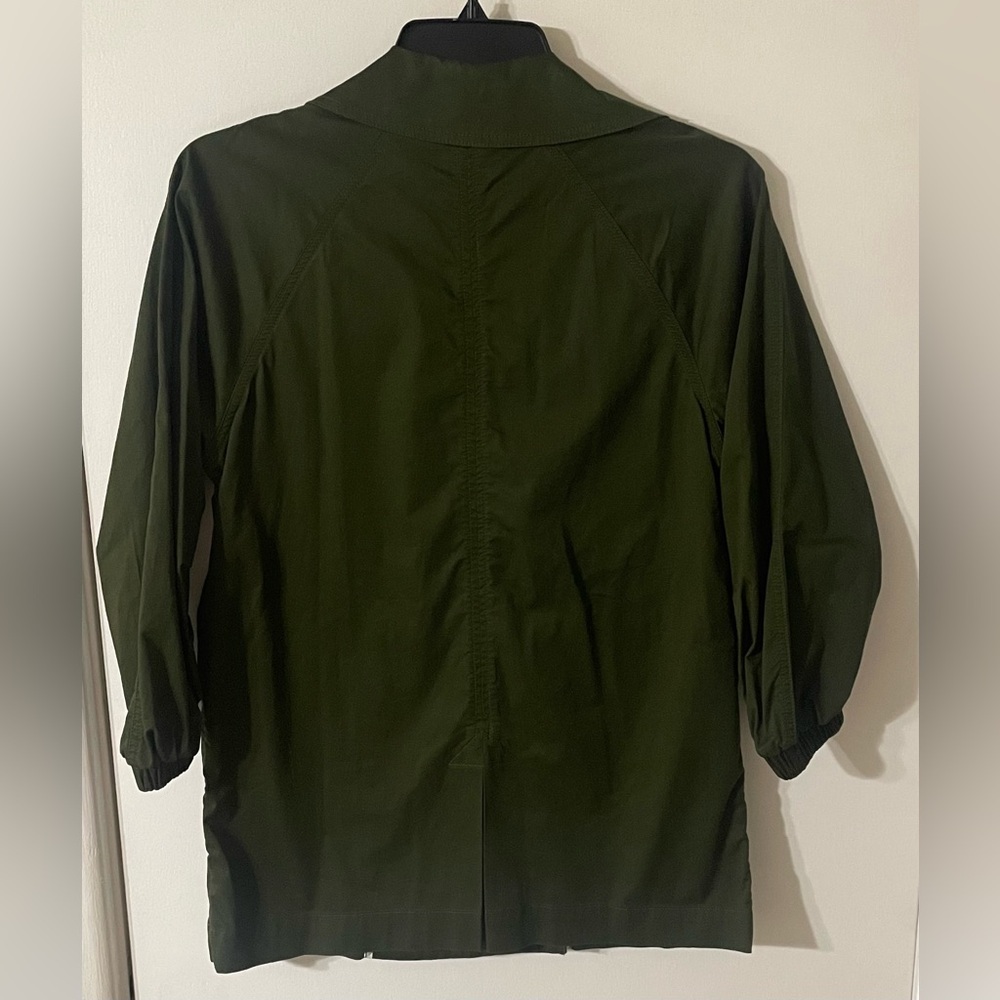 Cabi Army Green Expedition Jacket Small Double Breasted Spring Staple Cotton - Picture 8 of 8